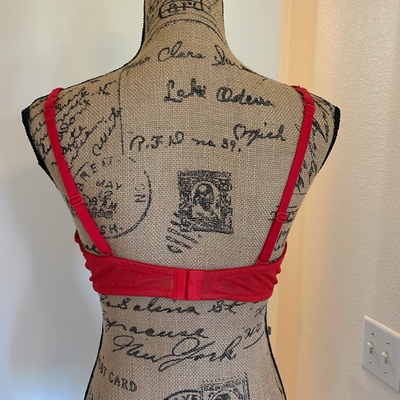 Red mesh bra - Picture 2 of 7
